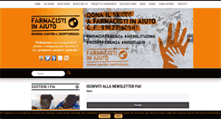 Desktop Screenshot of farmacistiinaiuto.org